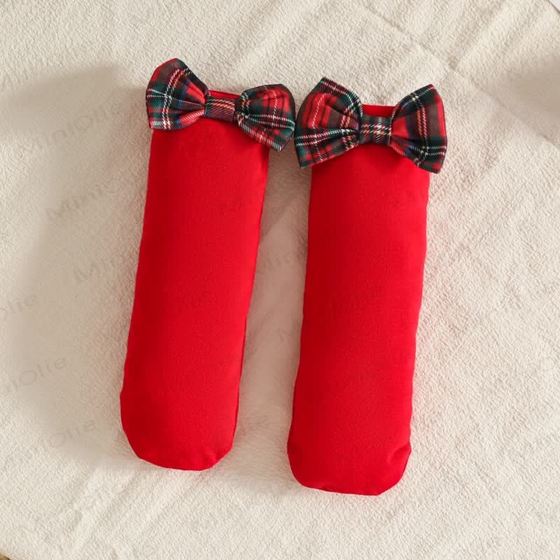 MERRY CHRISTMAS Baby Skirted Bodysuit Headband and Socks - image 7