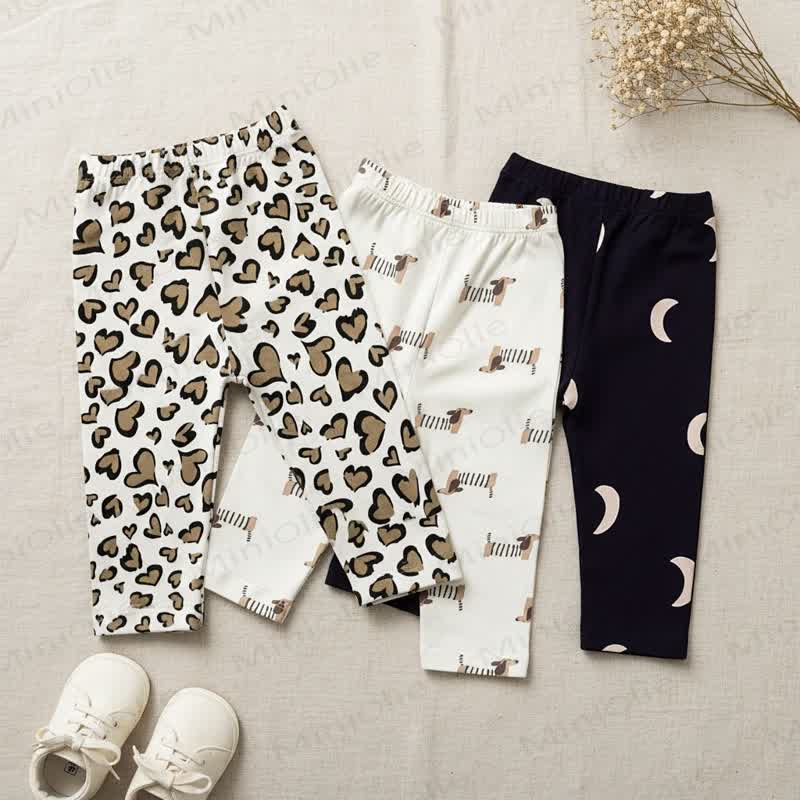 Baby Leopard/Puppy Printed Leggings - image 1