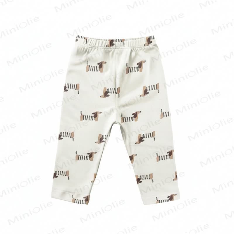 Baby Leopard/Puppy Printed Leggings - image 3