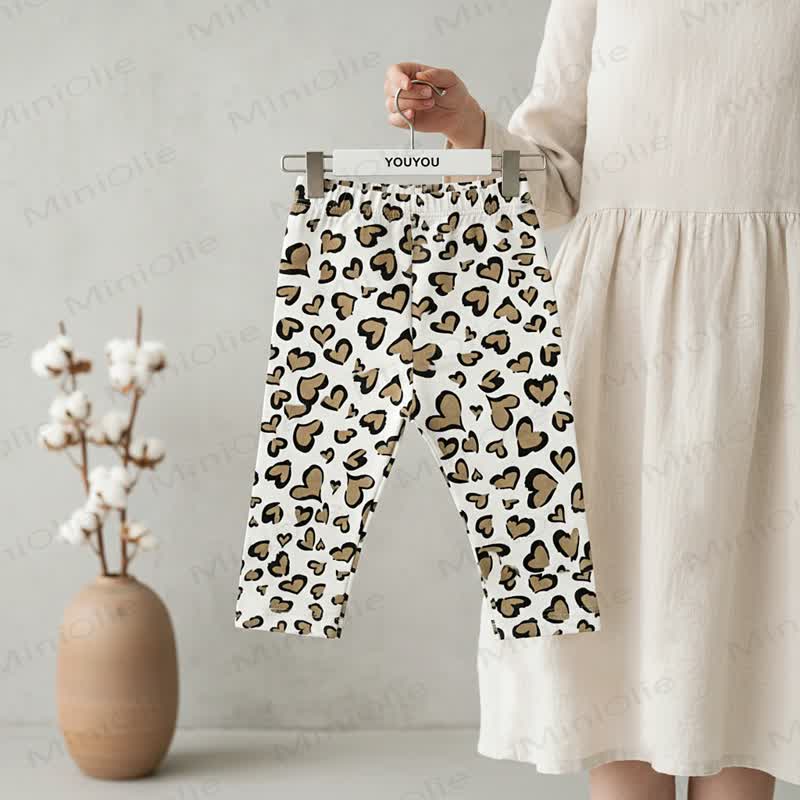 Baby Leopard/Puppy Printed Leggings - Leopard - 2-3T - image 4