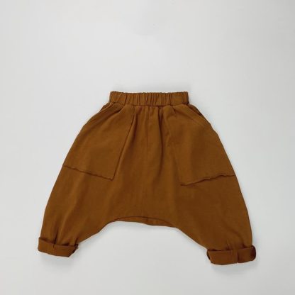 Toddler Baby Loose Fit Versatile Pants - Coffee Pocket - 6-7T - image 15