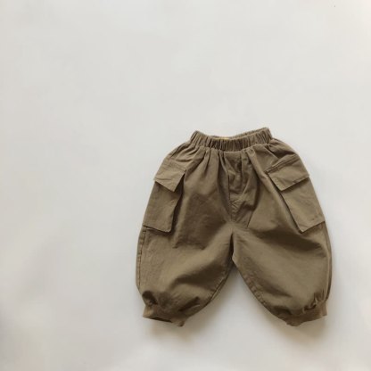 Toddler Baby Loose Fit Versatile Pants - Grey Green - 6-7T - image 20
