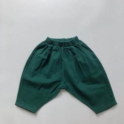 Toddler Baby Loose Fit Versatile Pants - Dark Green - 6-7T - image 24