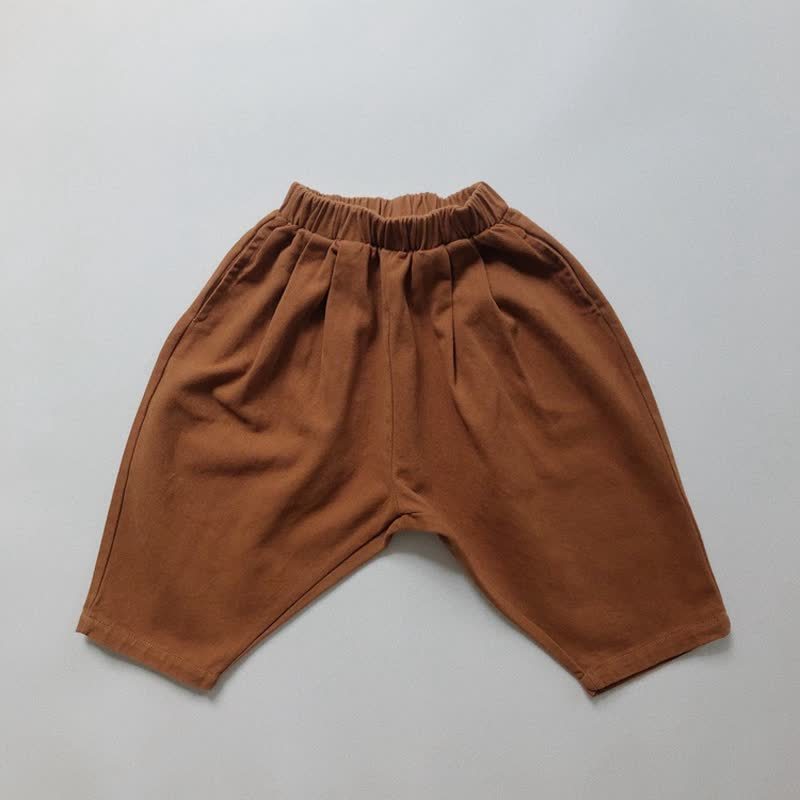 Toddler Baby Loose Fit Versatile Pants - Brown Orange - 6-7T - image 25
