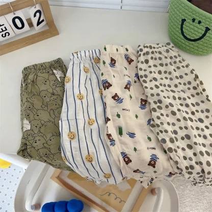 Toddler Baby White/Beige Lounge Pants - image 5