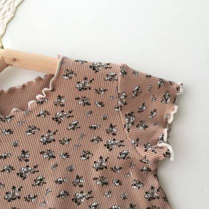 Toddler Girls Floral Tee and Pants 2-piece Set - image 5