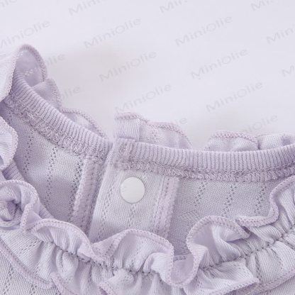 Baby Girl Ruffle Collar Summer T-Shirt - image 4