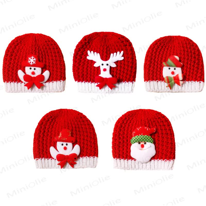 Baby Christmas Knit Beanie - image 4
