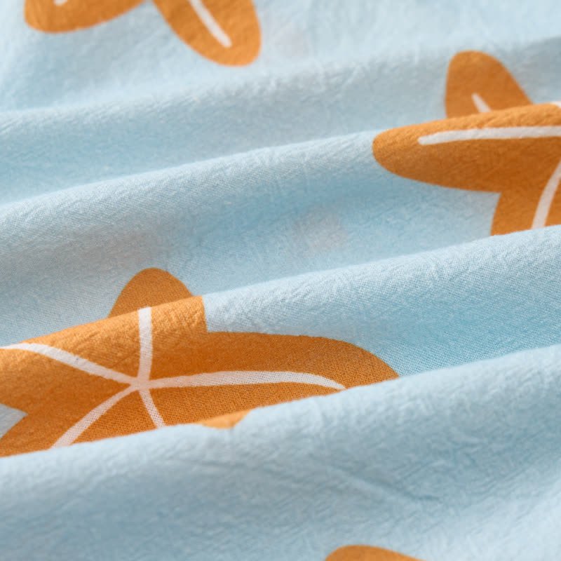 Toddler Boys Blue Starfish Shirt and Shorts 2-piece Set - image 8