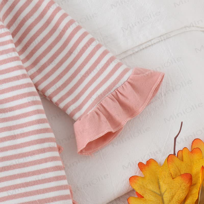 Baby Croissant/Ghost Romper with Bow Headband - image 15
