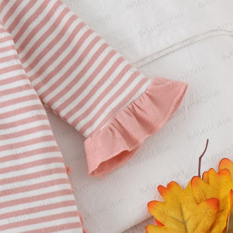 Baby Croissant/Ghost Romper with Bow Headband - image 15