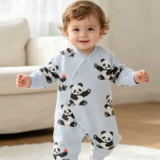 Baby Soft Cotton Pajamas Romper - image 8