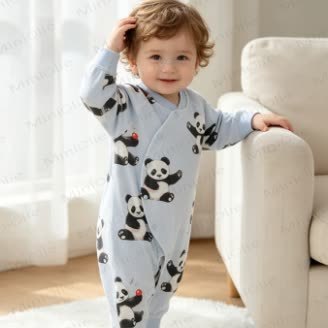 Baby Soft Cotton Pajamas Romper - image 9