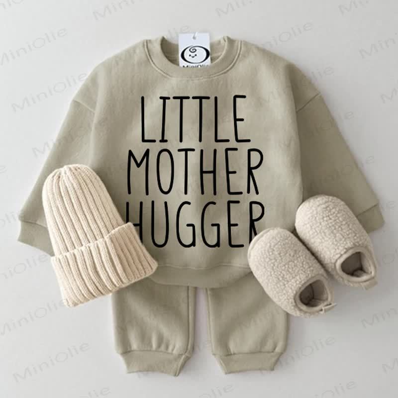 LITTLE MOTHER HUGGER Baby Grey Green 2-piece Set - Grey Green - 2-3T - image 1
