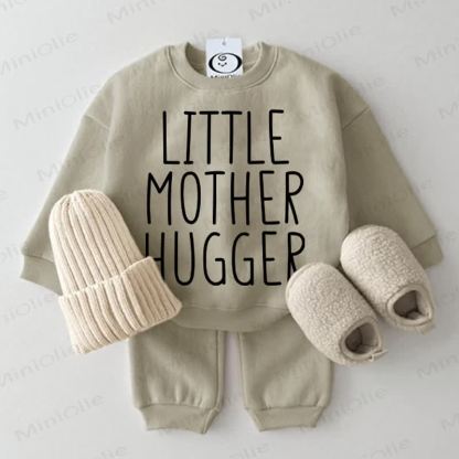 LITTLE MOTHER HUGGER Baby Grey Green 2-piece Set - Grey Green - 2-3T - image 1
