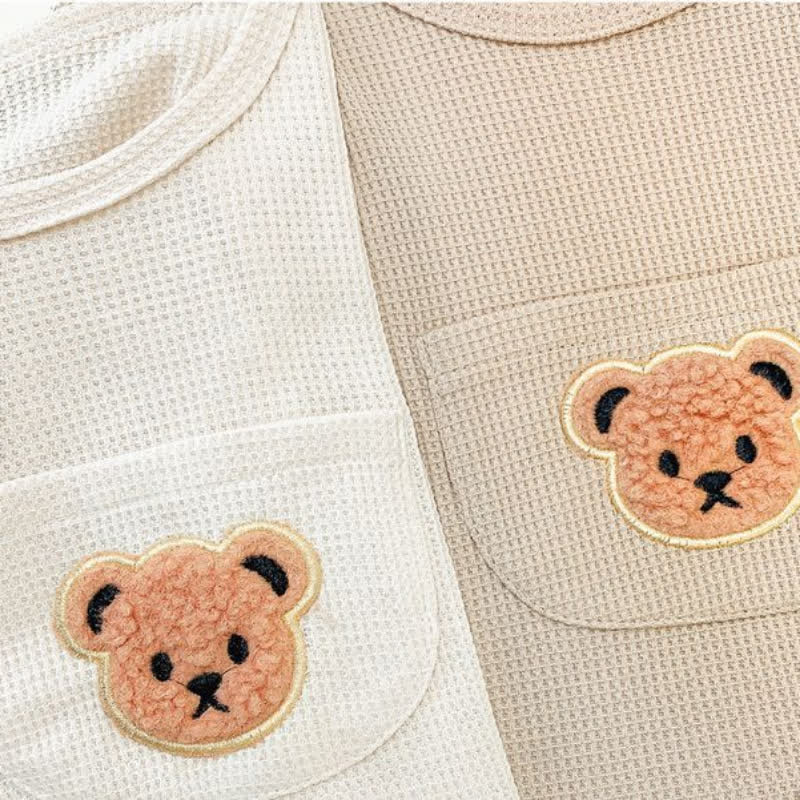Baby Bear Pocket Waffle Top and Pants 2-piece Set - image 6