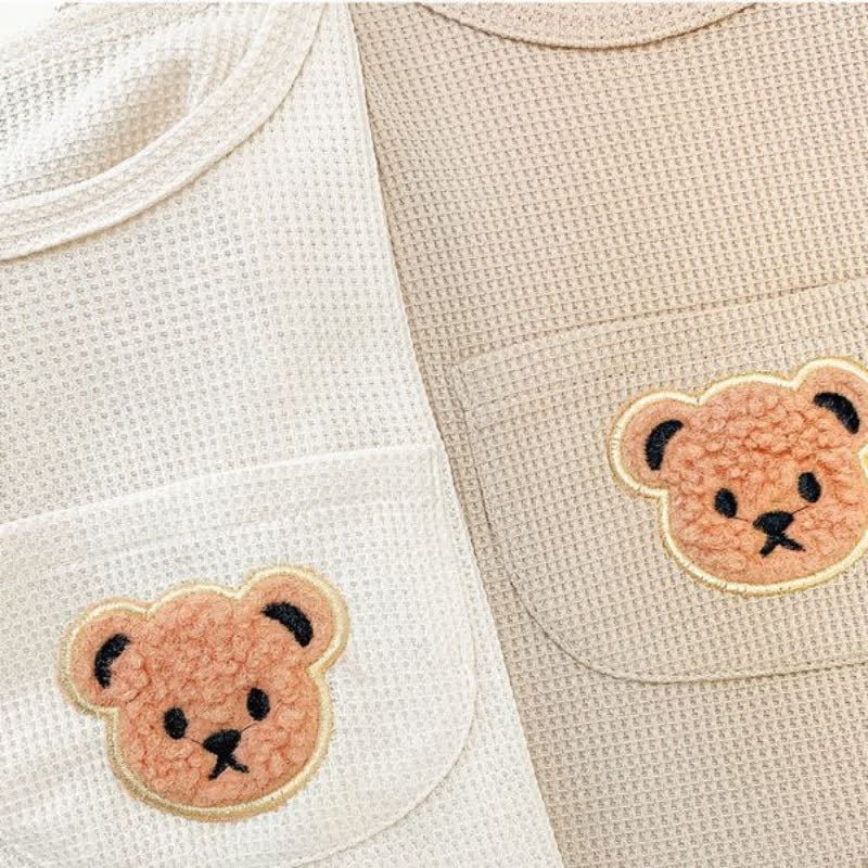 Baby Bear Pocket Waffle Top and Pants 2-piece Set - image 6