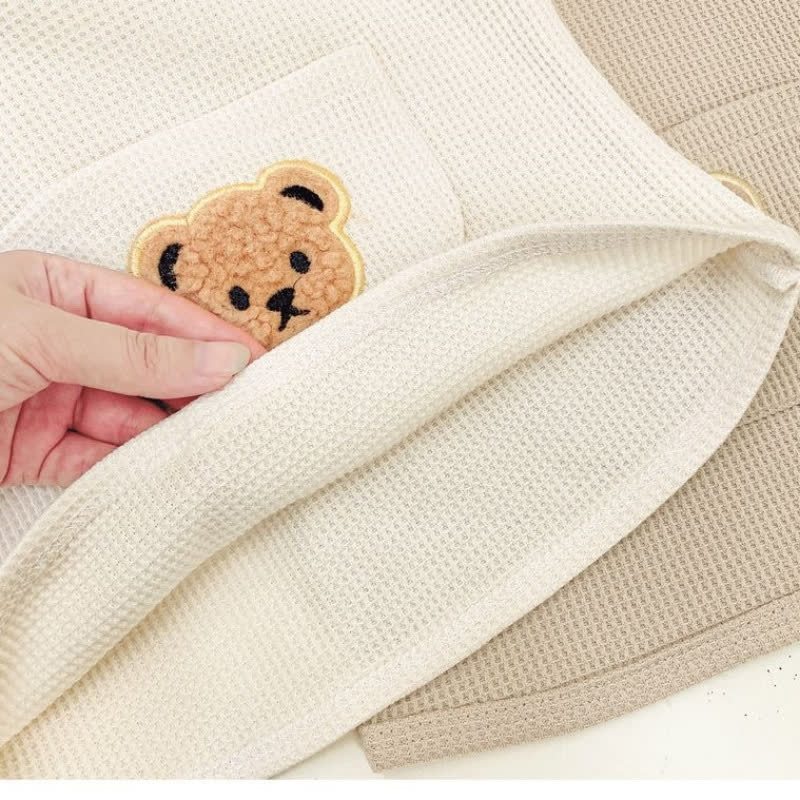 Baby Bear Pocket Waffle Top and Pants 2-piece Set - image 8
