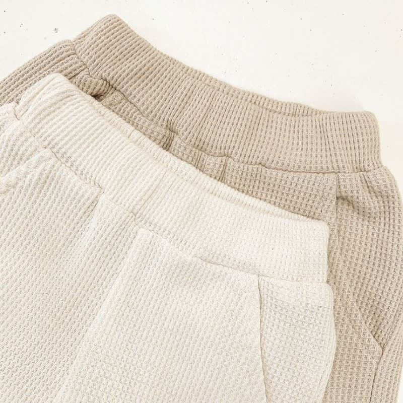 Baby Bear Pocket Waffle Top and Pants 2-piece Set - image 9