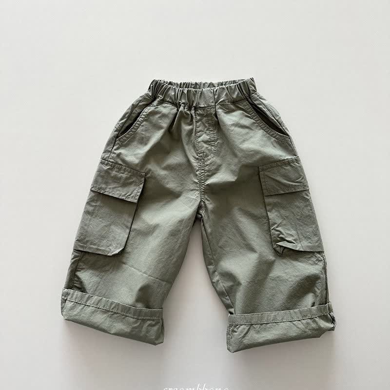Toddler Baby Boys Relaxed Fit Cargo Pants - Green - 5-6Y - image 2