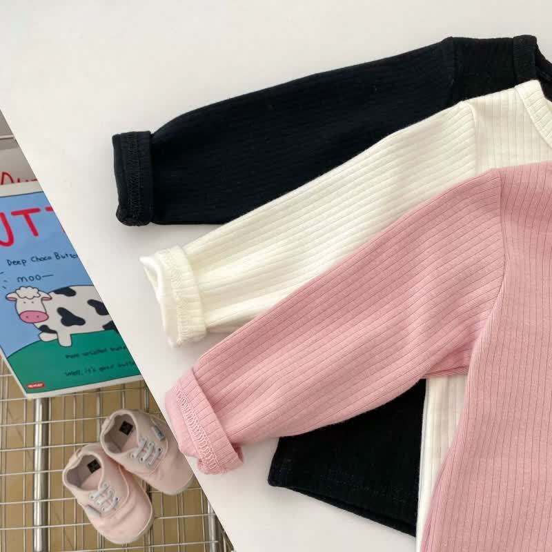 Baby Girl Bow Ribbed Long Sleeve Lounge Top and Pants 2-piece Set - image 7