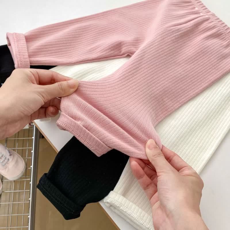 Baby Girl Bow Ribbed Long Sleeve Lounge Top and Pants 2-piece Set - image 10