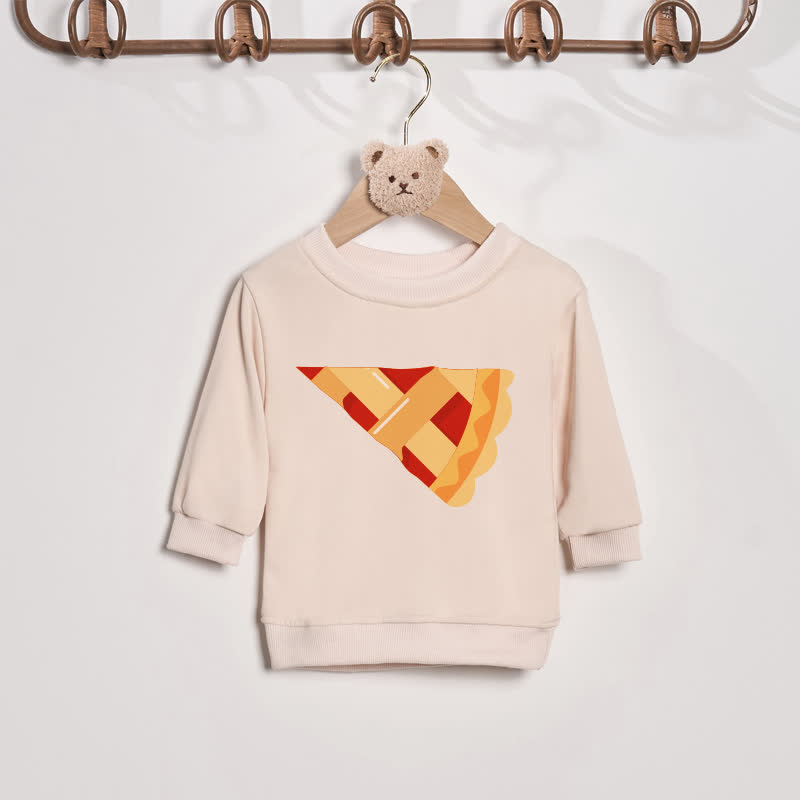 Family Pizza Beige Sweatshirt - Beige - Baby Sweatshirt: 2-3T - image 2