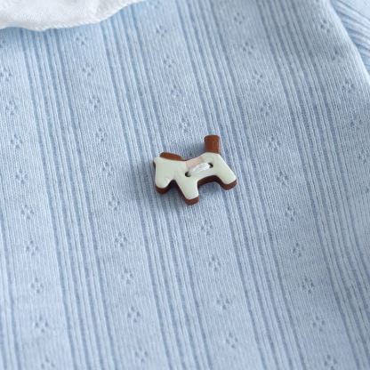Toddler Ribbed Peter Pan Collar Short Sleeve T-Shirt - image 8