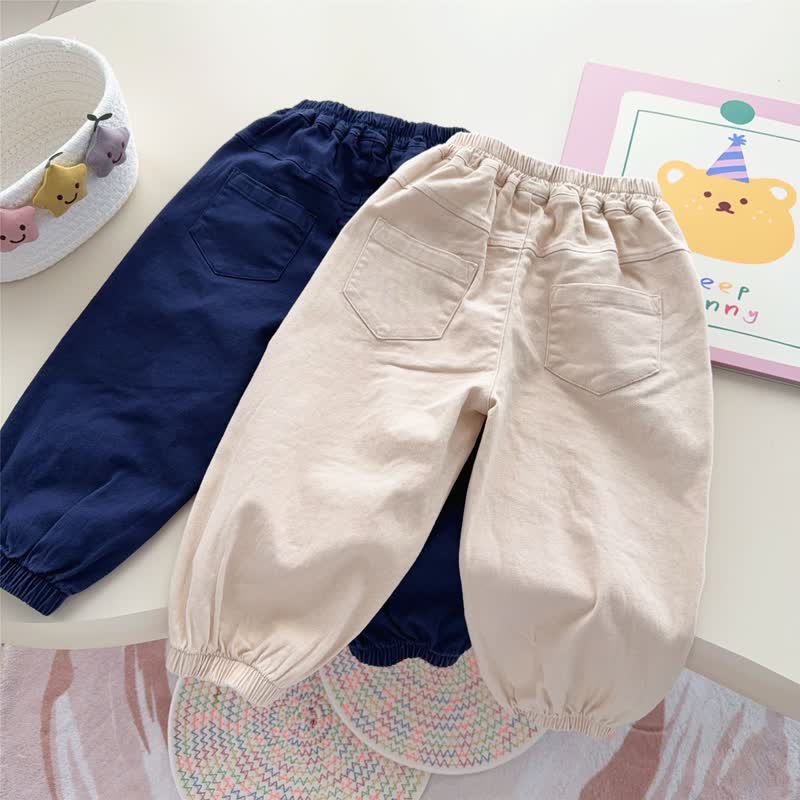 Toddler Bear and Truck Patch Casual Pants - image 4