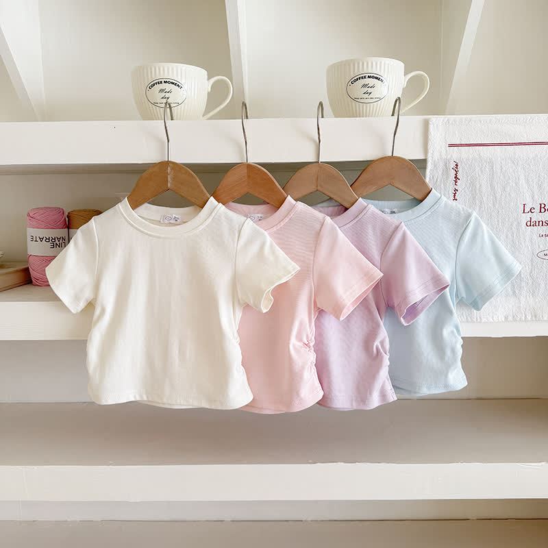 Toddler Kid Girls Ribbed Tee and Pants 2-piece Set - image 8
