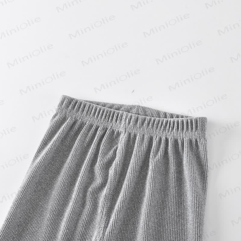 Toddler Girl Soft Ribbed Bow Leggings - image 9
