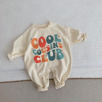 COOL COUSIN CLUB Baby Beige Romper - Beige - 2-3T - image 1