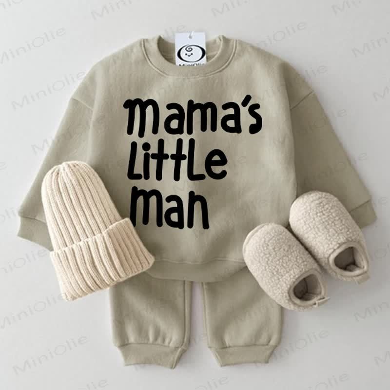 MAMA'S LITTLE MAN Baby Grey Green 2-piece Set - Grey Green - 2-3T - image 1