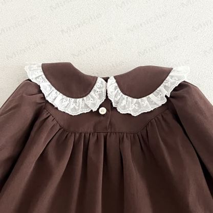 Toddler Girl Lace Collar Dress - image 12