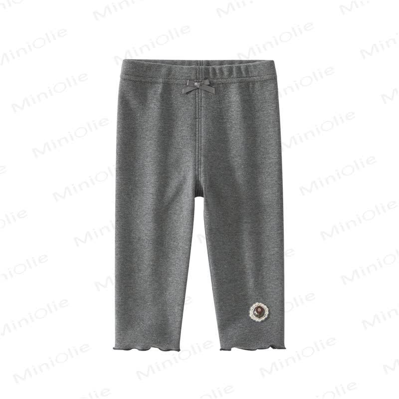 Baby Toddler Fower Bow Leggings - image 3
