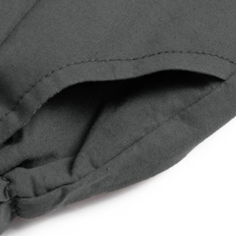 Toddler Boys Solid Color Relaxed Rolled Cuff Wide Leg Pants - image 5