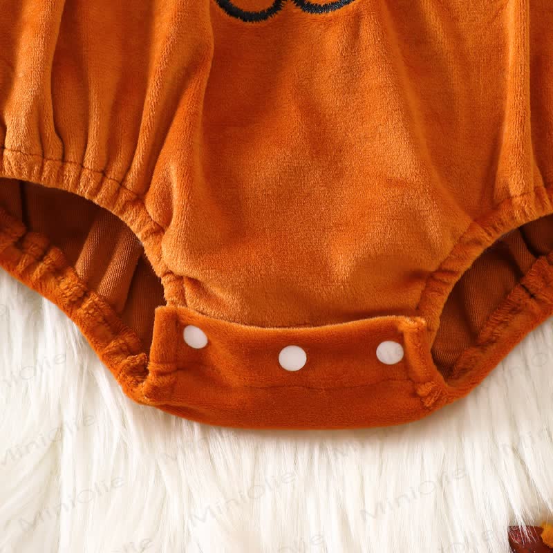Baby Christmas Reindeer Dot Bodysuit - image 8