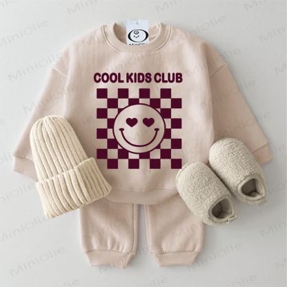 COOL KIDS CLUB Baby Sweatshirt 2-piece Set - Beige - 2-3T - image 1
