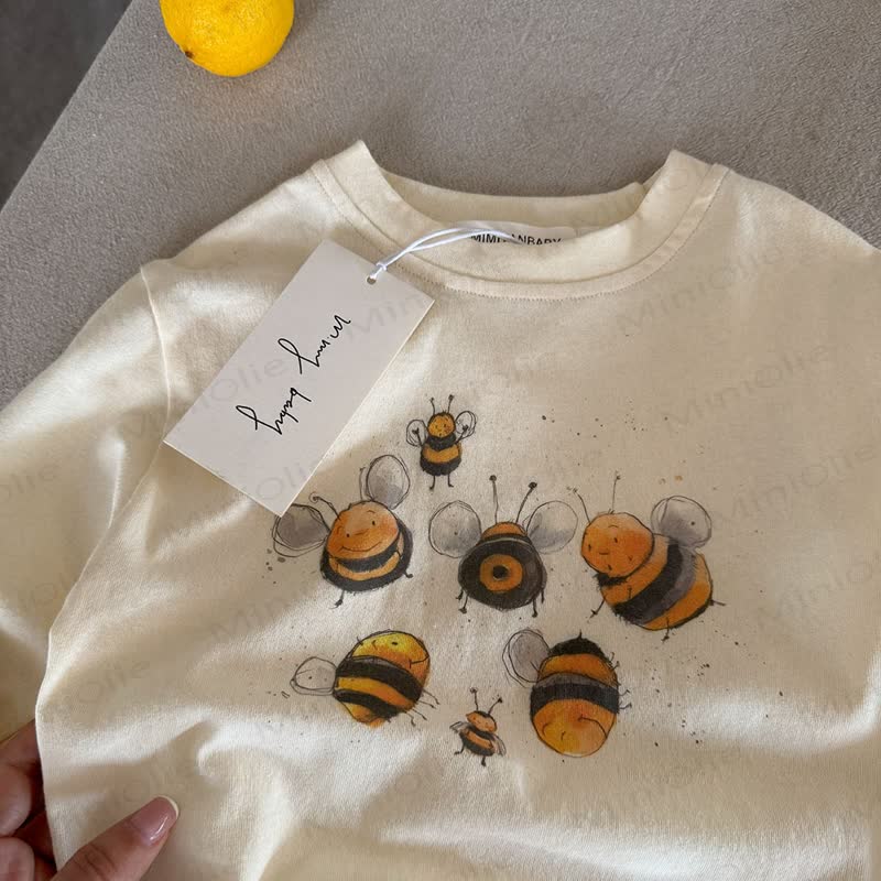 Toddler KId Cartoon Print Cotton T-Shirt - image 6
