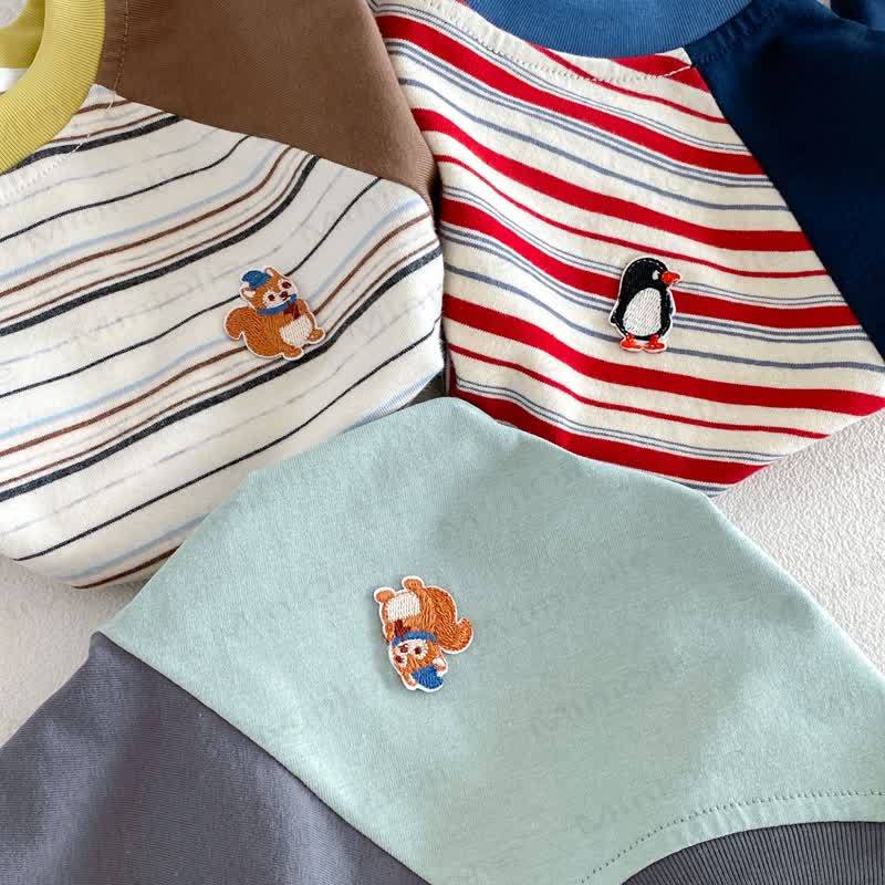 Baby Toddler Soft Cotton Raglan Long Sleeve T-Shirt - image 5
