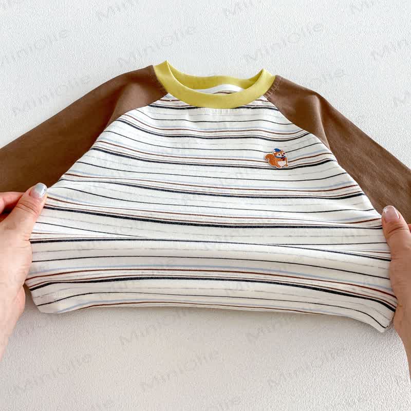 Baby Toddler Soft Cotton Raglan Long Sleeve T-Shirt - image 9