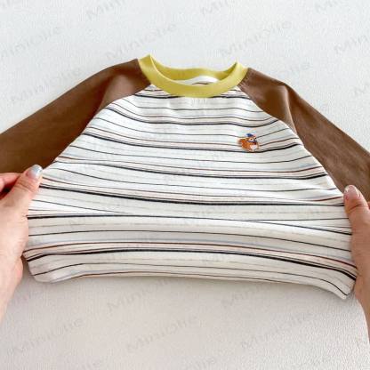 Baby Toddler Soft Cotton Raglan Long Sleeve T-Shirt - image 9