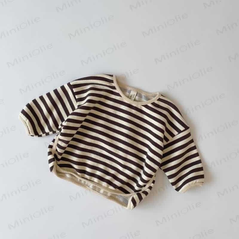 Baby Toddler Stripe T-Shirt - Brown - 6-7T - image 6