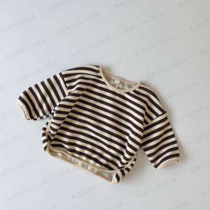 Baby Toddler Stripe T-Shirt - Brown - 6-7T - image 6