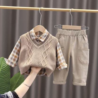 Toddler Boy Vintage Animal/Smiley Face Set - image 1
