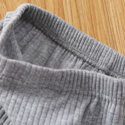 Baby Toddler Ribbed Bow Detail Ruffle Leggings - image 11
