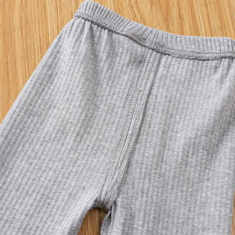 Baby Toddler Ribbed Bow Detail Ruffle Leggings - image 13