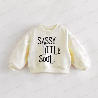 SASSY LITTLE SOUL. Baby Toddler Sweatshirt - Cream - 3-5T - image 1
