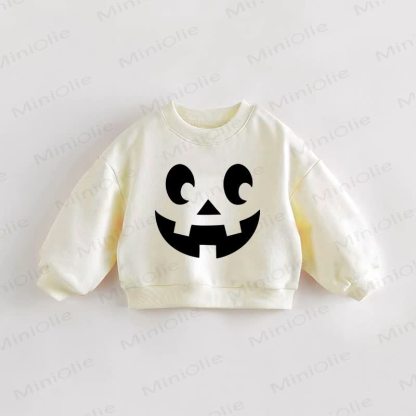 Baby Toddler Halloween Sweatshirt - Cream - 3-5T - image 1