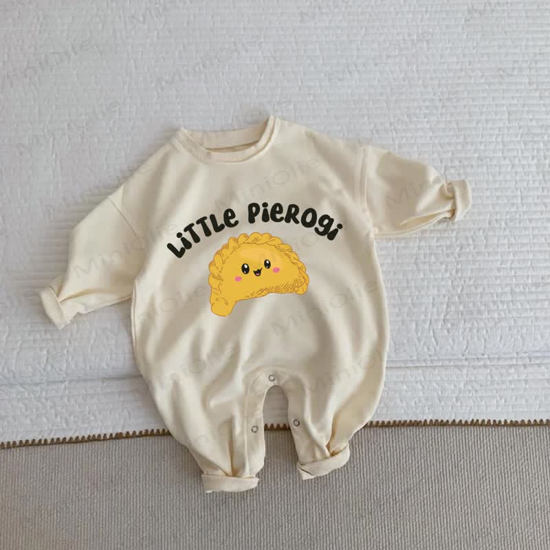 LITTLE PIEROGI Baby Toddler Beige Romper - Beige - 2-3T - image 1